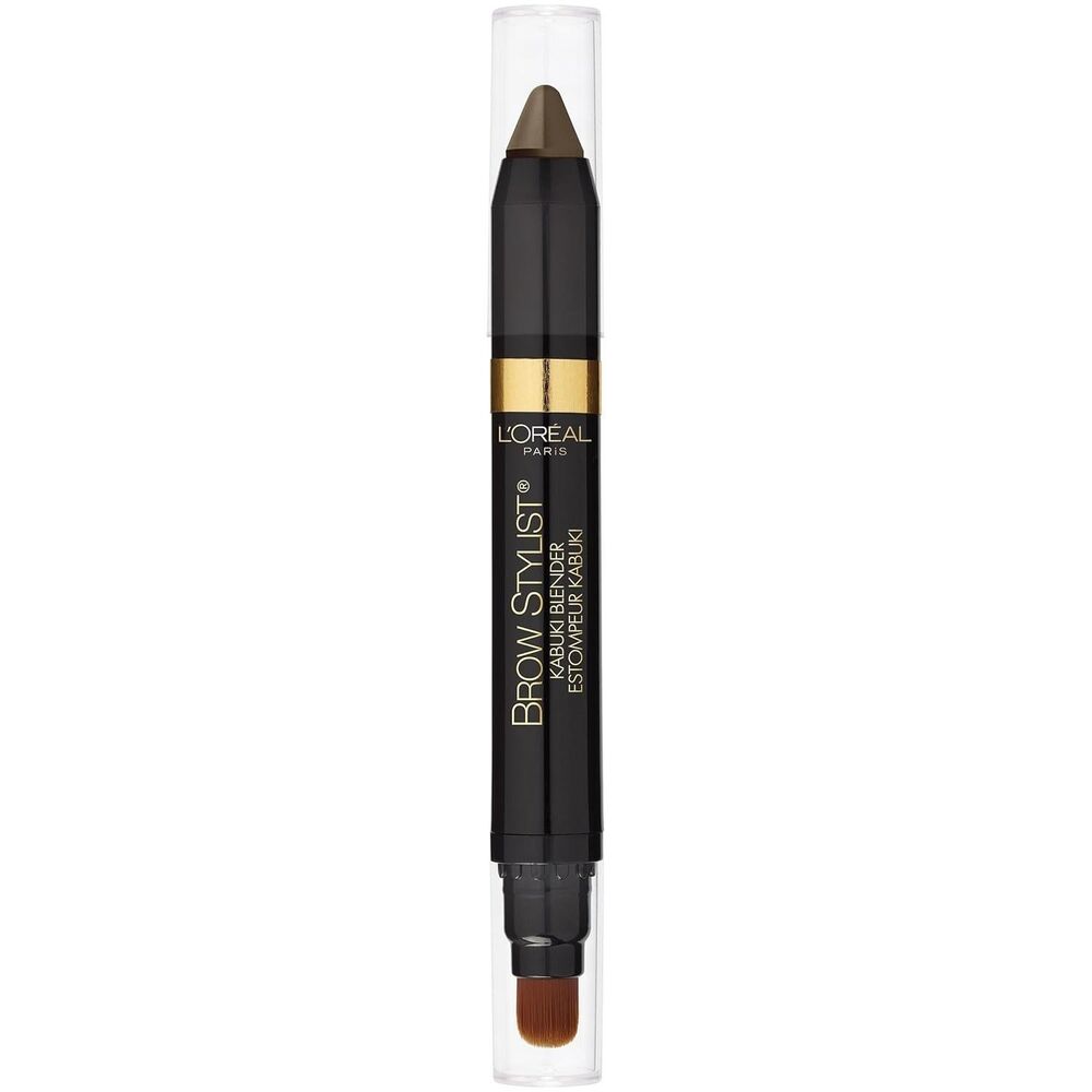 L'Oreal Paris Brow Stylist Kabuki Blender Crayon Blonde Eyebrow Pencil 0.05 oz